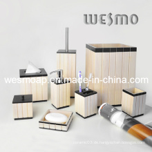 Weiß gewaschenes Holz Badezimmer Zubehör (WBW0260A)